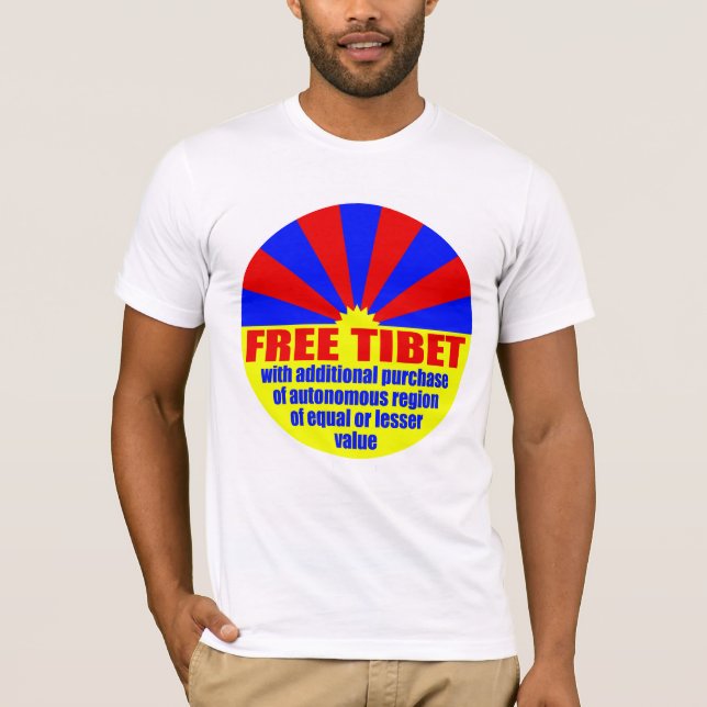 Tíbet libre con la camisa adicional de la compra (Anverso)