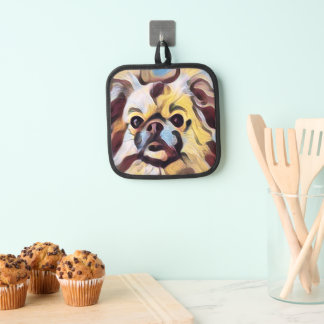 Tibetan Spaniel Pot Holder