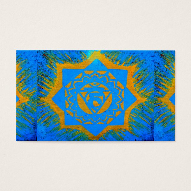tibetano tántrico de oro azul (Frente)