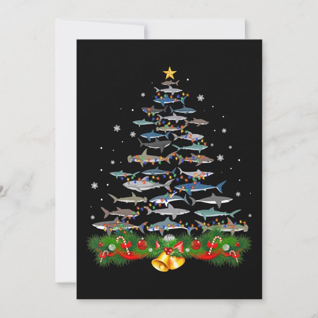 Tiburón Árbol de Navidad Amantes de los regalos Ho (Anverso)