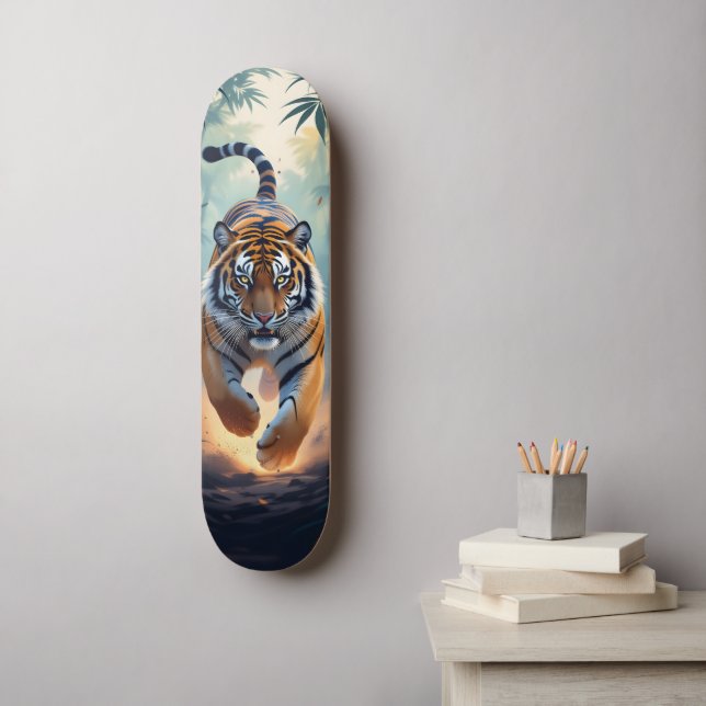 Tiburón Cazador Skateboard (Arte de la pared)