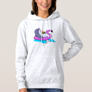 Tiburón Divertido Con Gafas Sudadera Con Coco - Re