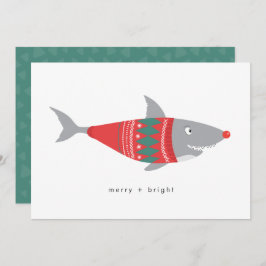 Tiburón Navidad divertida