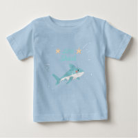 Tiburón o sirena Camiseta de cumpleaños tiburón
