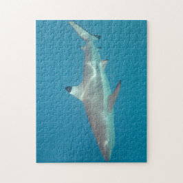 Tiburón que nada rompecabezas subacuático