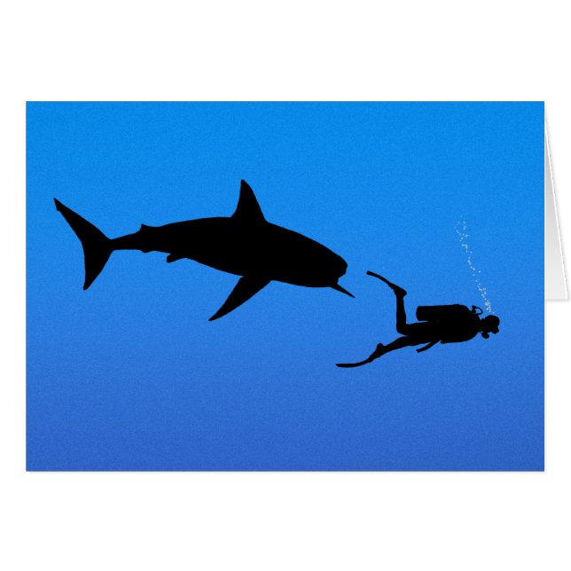 Tiburón y EQUIPO DE SUBMARINISMO (Anverso (Horizontal))