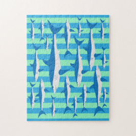 ¡TIBURONES! Rompecabezas de jigsaw 11x14