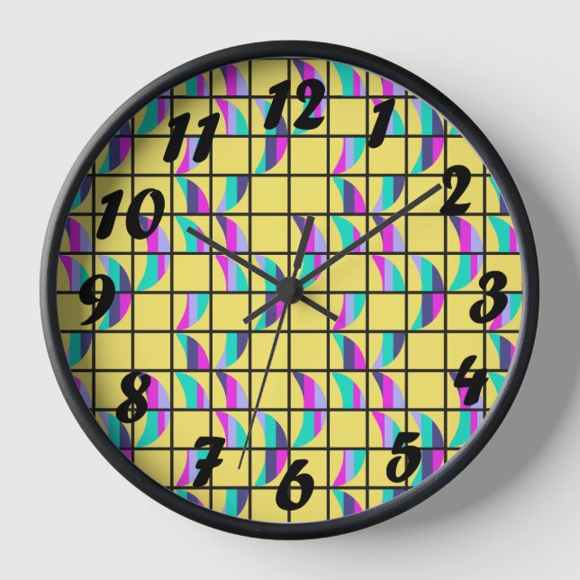 Tic-Tac-Toe de reloj de pared MCM (Anverso)