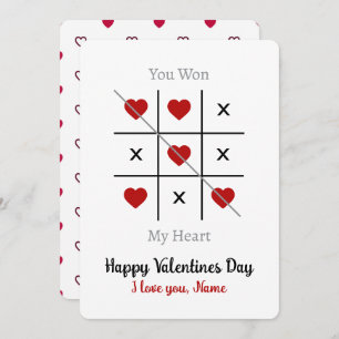Tic-Tac-Toe: Ganaste mi tarjeta de San Valentín de