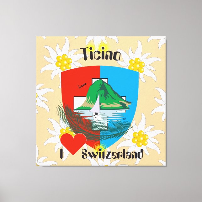 Ticino Suiza Suisse Svizzera Svizra lienzo (Anverso)