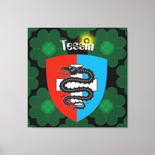 Ticino Suiza Suisse Svizzera Svizra lienzo (Anverso)