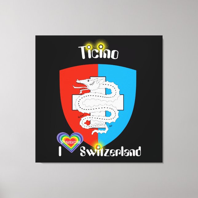 Ticino Suiza Suisse Svizzera Svizra lienzo (Anverso)
