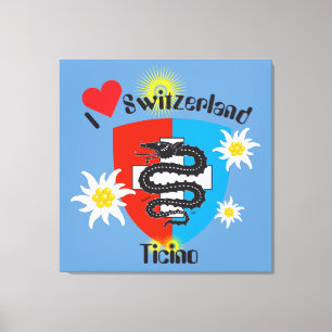 Ticino Suiza Suisse Svizzera Svizra lienzo