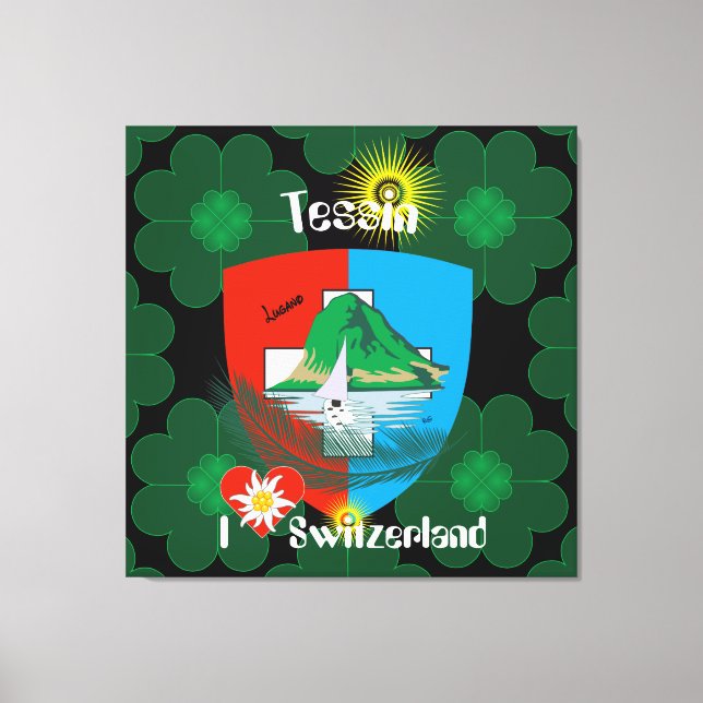 Ticino Suiza Suisse Svizzera Svizra lienzo (Anverso)