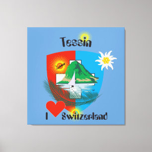 Ticino Suiza Suisse Svizzera Svizra lienzo