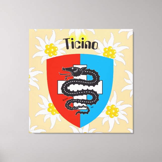 Ticino Suiza Suisse Svizzera Svizra lienzo (Anverso)