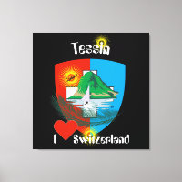 Ticino Suiza Suisse Svizzera Svizra lienzo