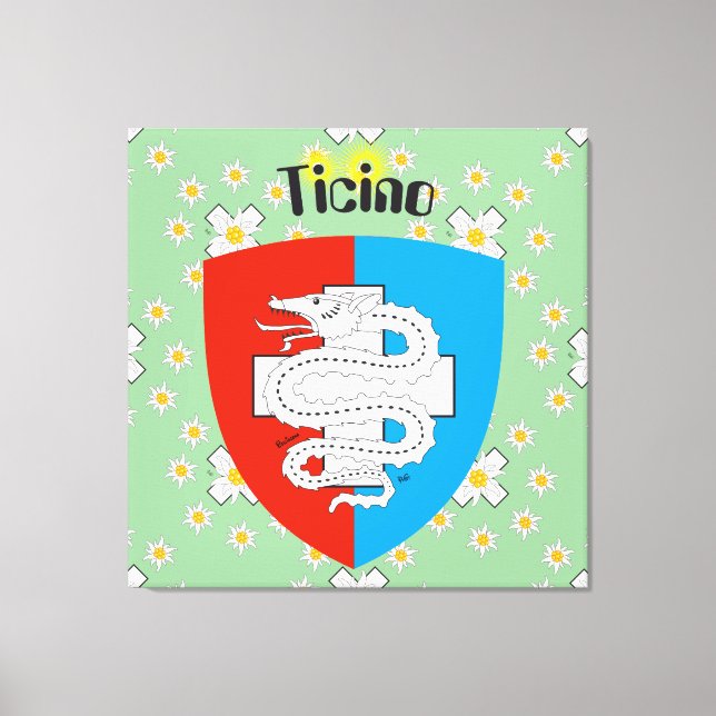 Ticino Suiza Suisse Svizzera Svizra lienzo (Anverso)