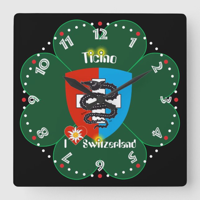 Ticino Suiza Suisse Svizzera Svizra reloj (Anverso)