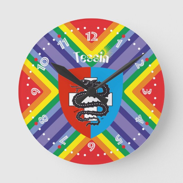 Ticino Suiza Suisse Svizzera Svizra reloj (Anverso)