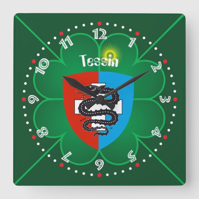 Ticino Suiza Suisse Svizzera Svizra reloj (Anverso)