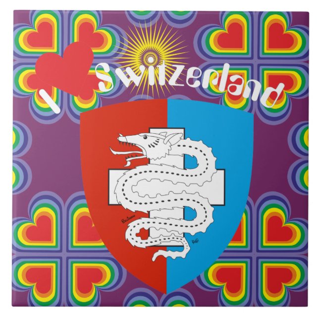 Ticino Svizzera/Tessin Suiza baldosa (Frente)