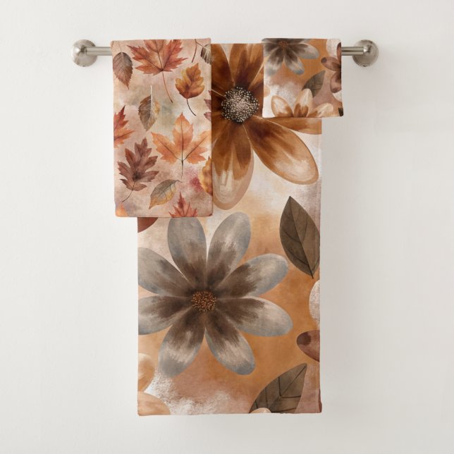 Tie Dye Autumn Floral (In situ)