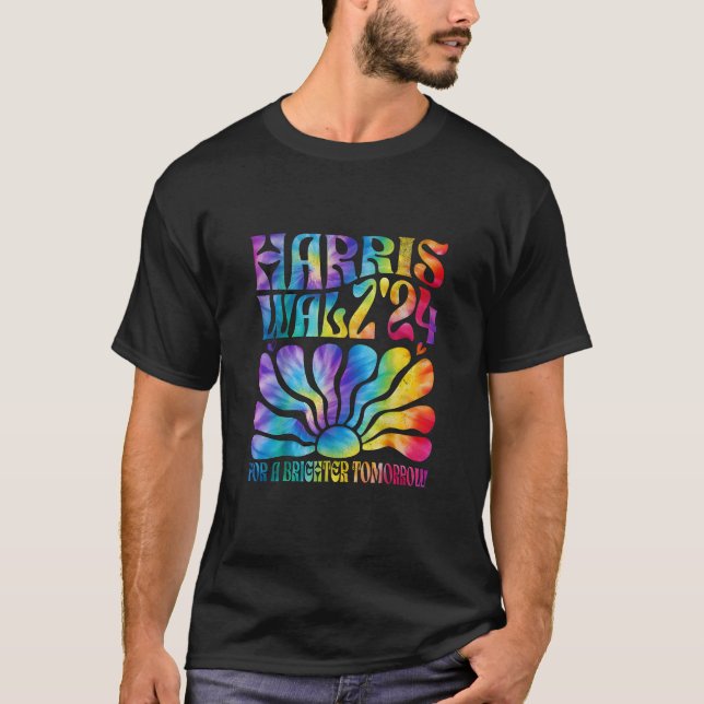 Tie dye Harris Waltz 2024 Camiseta electoral de Ka (Anverso)