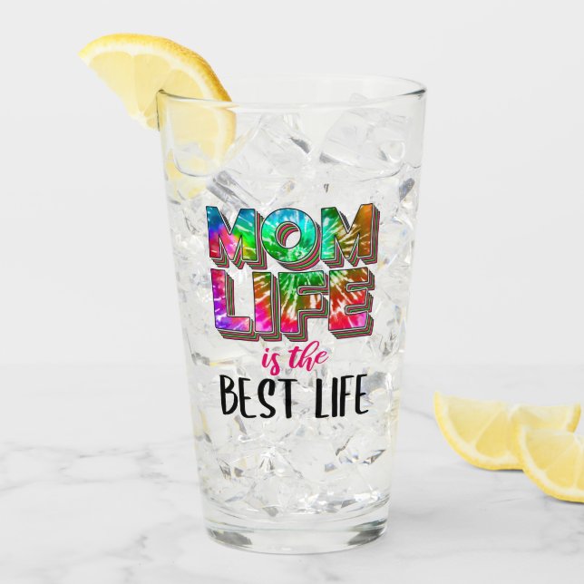 Tie Dye Mom Life es la mejor vida (Anverso (hielo))