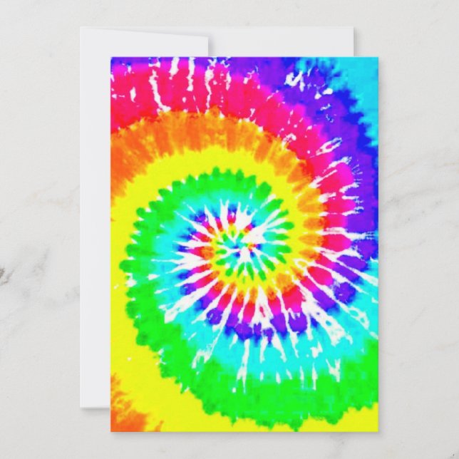 Tie Dye Rainbow Swirl Neon Rainbow Colom Pattern (Anverso)
