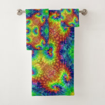 Tie Dye Sky Vintage Fractal Kaleidoscope