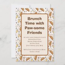 Tiempo de brunch con la invitación de algunos amig