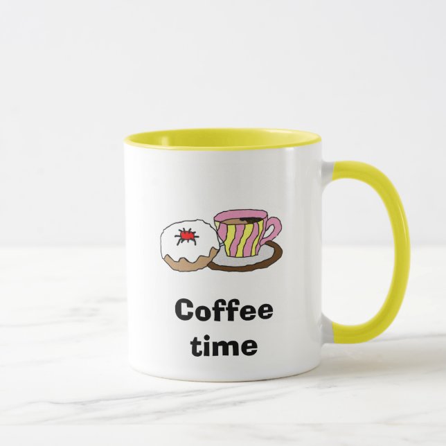 Tiempo de Café - Donut y taza de café (Derecha)