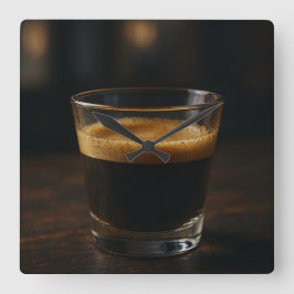 Tiempo de café - Reloj de pared acogedor