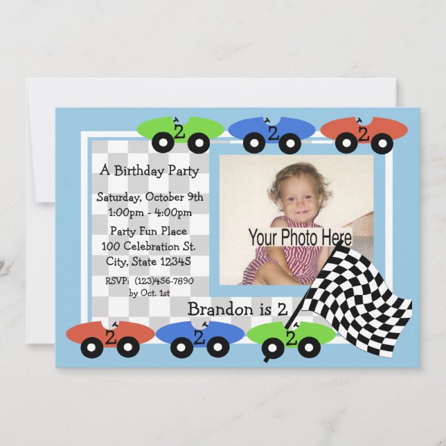 Tiempo de carrera/ Invitación a la foto (Anverso)