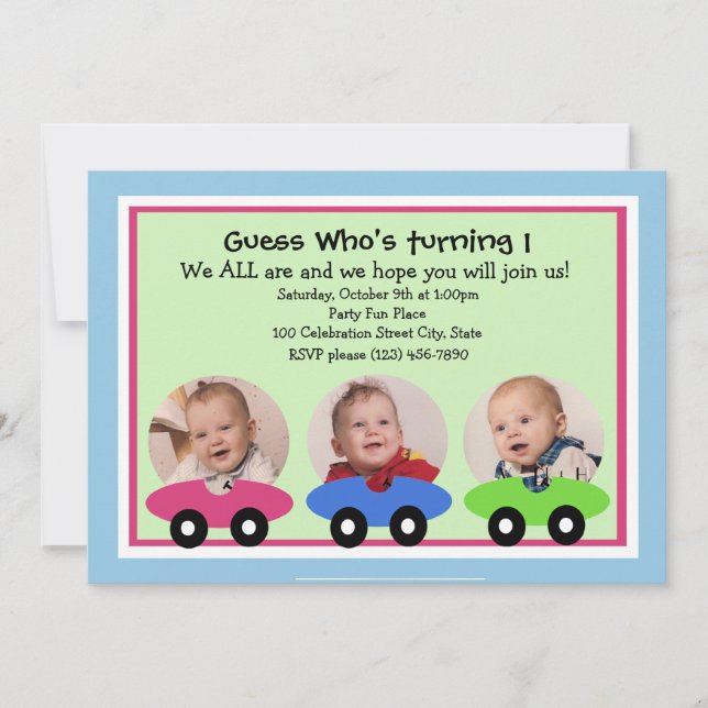 Tiempo de carrera/ Invitación a la foto (Anverso)