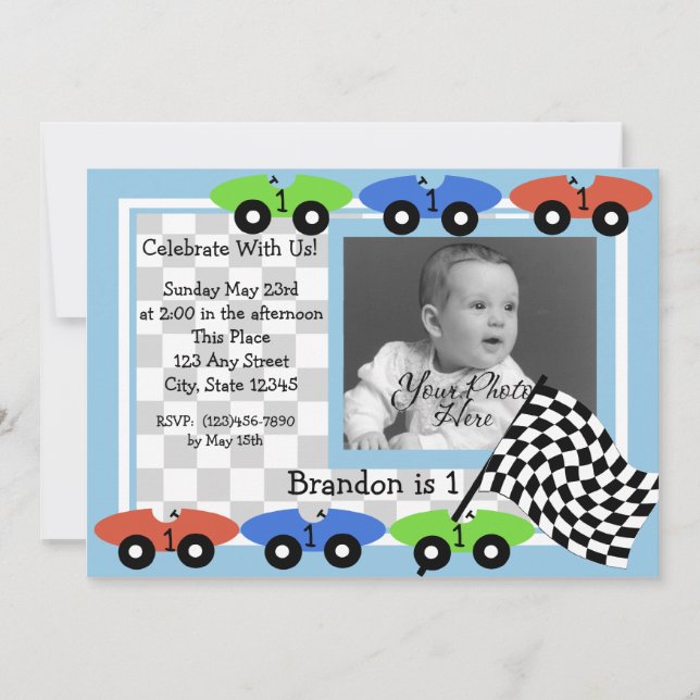 Tiempo de carrera/ Invitación a la foto (Anverso)