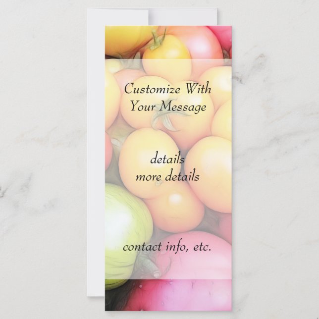 Tiempo de cosecha - ¡Tomates! (Anverso)