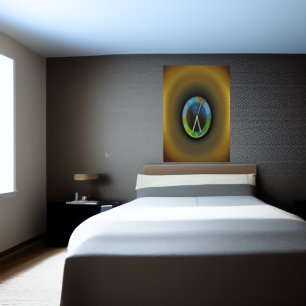Tiempo de espera para nadie Poster de arte de IA