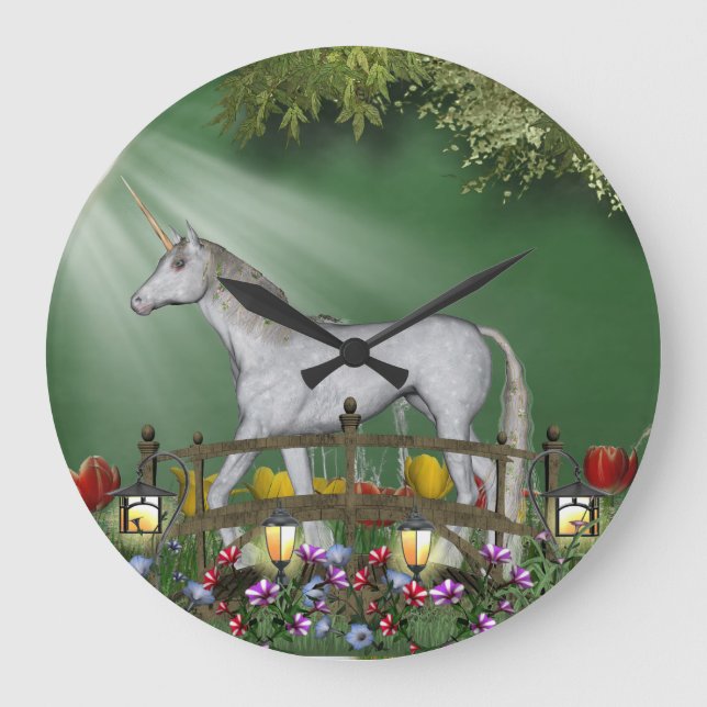 Tiempo de fantasía #2 reloj de pared (Anverso)