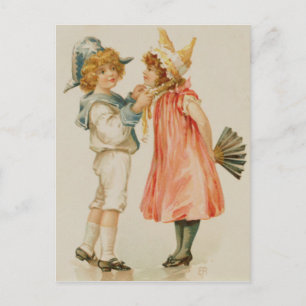 Tiempo de fiesta, postal de Navidades