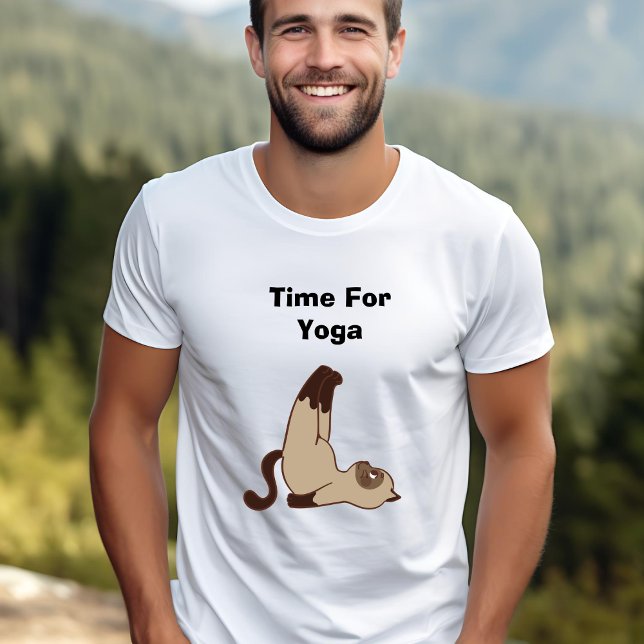 Tiempo De Gato Para La Camiseta De Yoga (Subido por el creador)