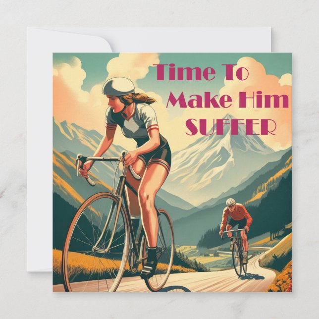 Tiempo De Hacerlo Sufrir Ciclismo (Anverso)