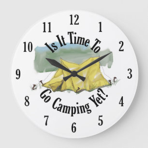 Tiempo De Ir Al Reloj De Camping