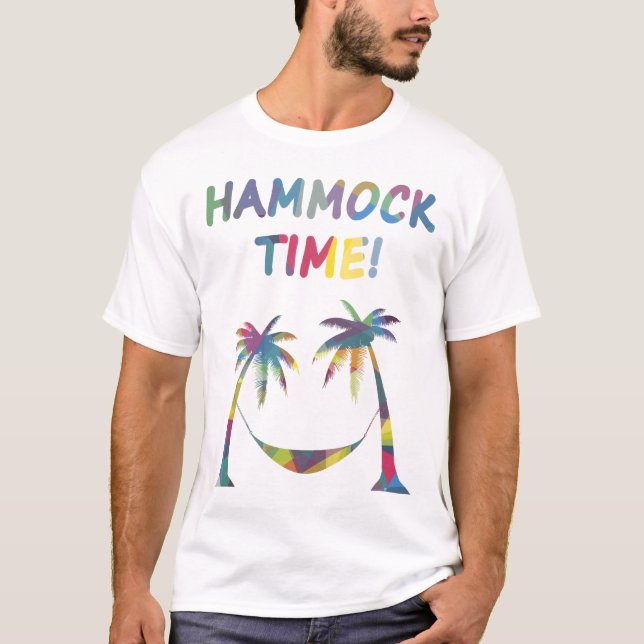 ¡Tiempo de la hamaca! Camiseta del verano de los (Anverso)
