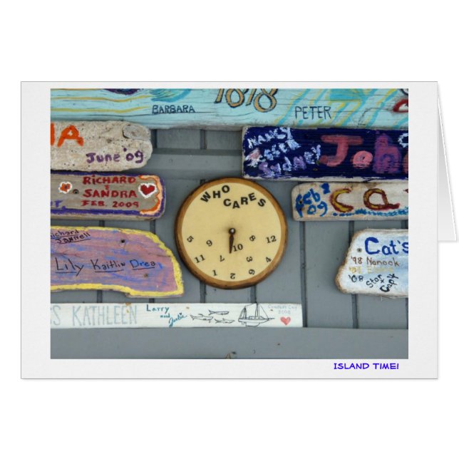 Tiempo de la isla (Anverso (Horizontal))