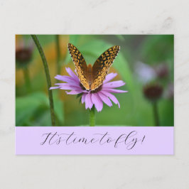 Tiempo de mariposa para la nueva tarjeta de aventu