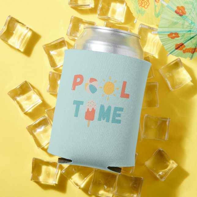 tiempo de pool. Enfriador de latas (Verano in situ)