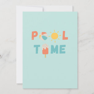 tiempo de pool. Invitaciones y Invitaciones