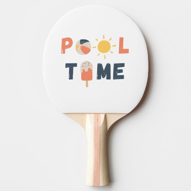 tiempo de pool. palas de ping pong (Anverso)